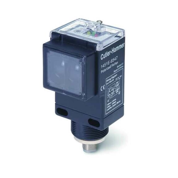 Eaton Photoelectric Sensor, Rectangl, Reflective 1451E-6543