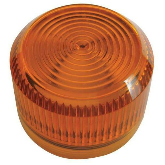Eaton Pilot Light Lens,30mm,Amber,Plastic E34H9