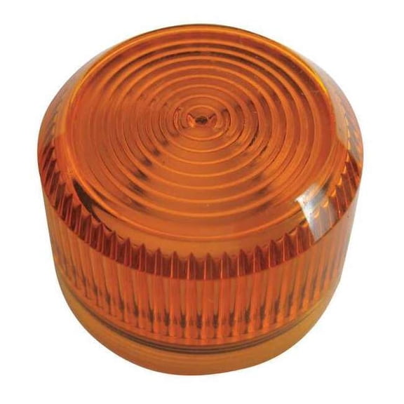 Eaton Pilot Light Lens,30mm,Amber,Plastic E34H9