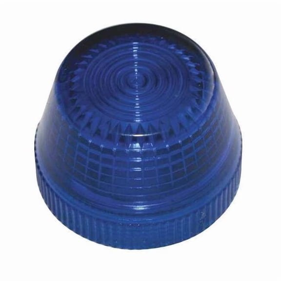 Pilot Light Lens,30mm,Blue,Plastic HT8LB