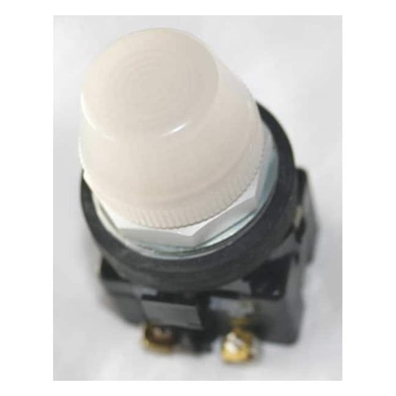 Eaton Pilot Light Complete Unit,LED,White HT8HFWF7