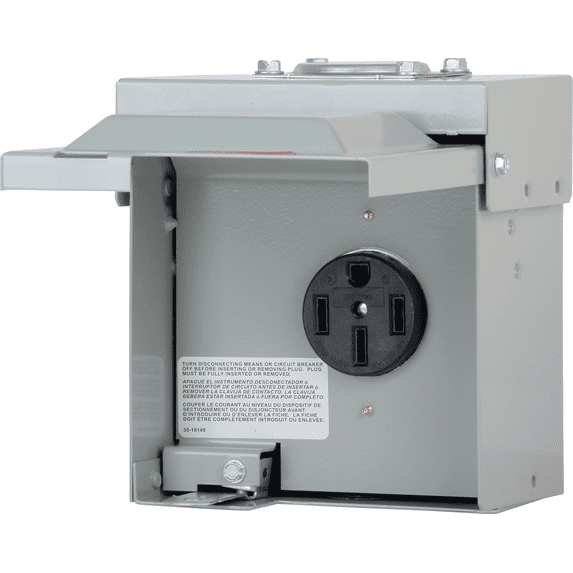Eaton RV Utility Power Outlet - Single Pack — Indoor & Outdoor Use, NEC-Compliant