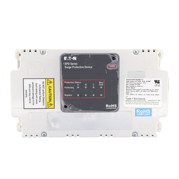Eaton SPD160480Y1C Surge Protector SPD, Nema 1, 277/480V