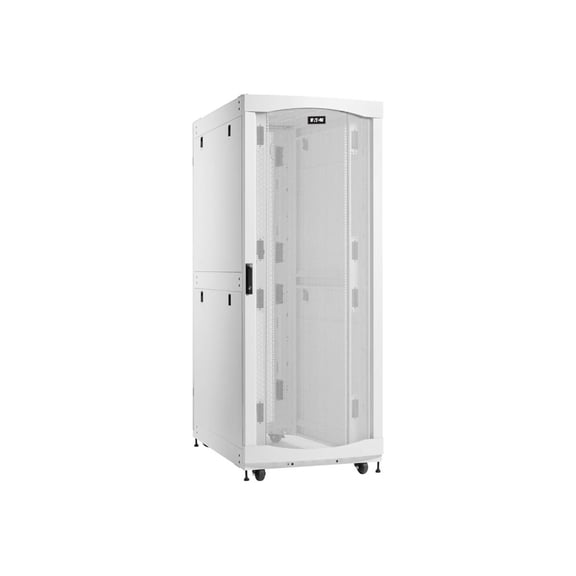 Eaton SmartRack 45U Standard-Depth Extra-Width Heavy-Duty Rack Enclosure Cabinet for AI Servers, White