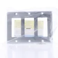 thumbnail image 1 of Eaton Stainless Steel Wallplate 3-Gang Rocker Decorator Gfci Gfi Cover 93403, 1 of 3