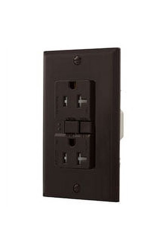 TRAFGF20B AF Arc Fault/ GF Ground Fault Dual -purpose Duplex receptacle with wallplate 20A 125V BR