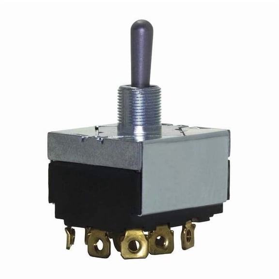 Eaton Toggle Switch,4PST,10A at 250V,Screw 7690K8