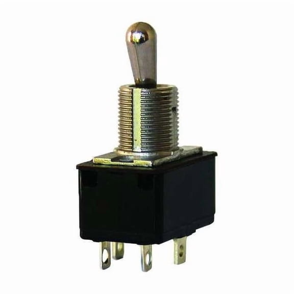 Eaton Toggle Switch,DPST,10A at 250V,Solder Lug 7561K4