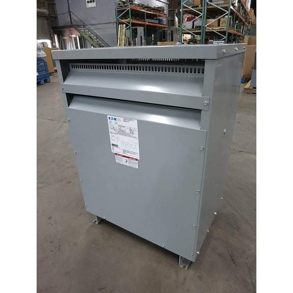 Eaton Transformer, Dry Type, TP-1, 480 x 120/208V, 3PH, 75 kVA,