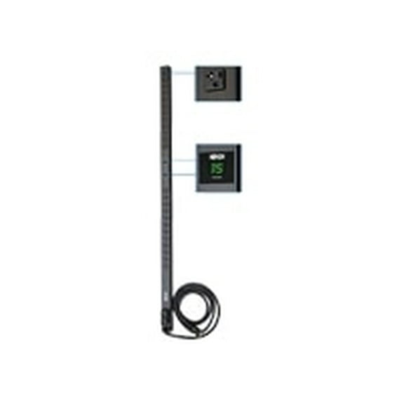 Tripp Lite Metered PDU, 30A, 24 Outlets (5-15/20R), 120 V, L5-30P, 10 ft. Cord, 0U Vertical Rack-Mount Power (PDUMV30)