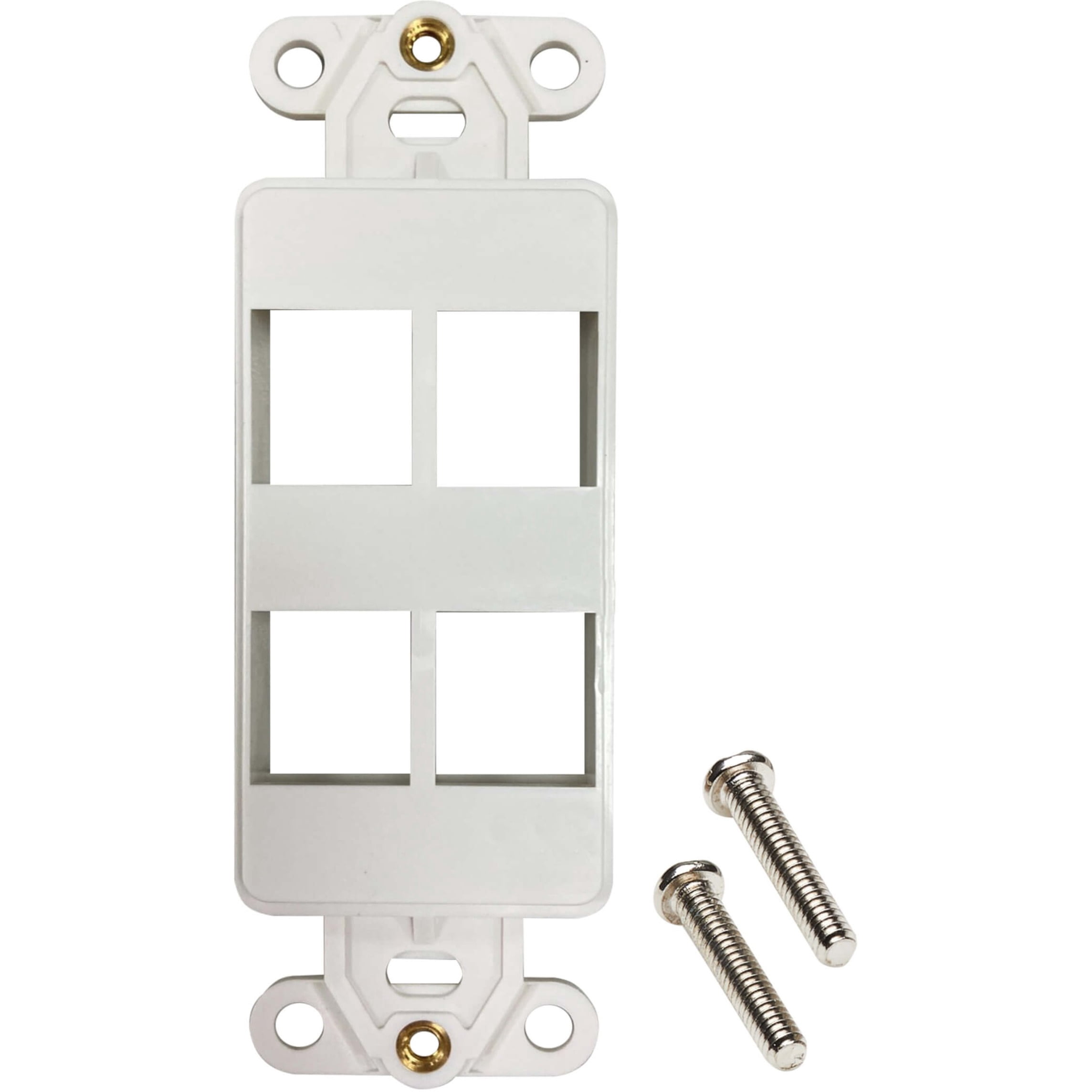 Mounted Insert WALL MOUNT INSERT 4 PORT IVORY - Walmart.com