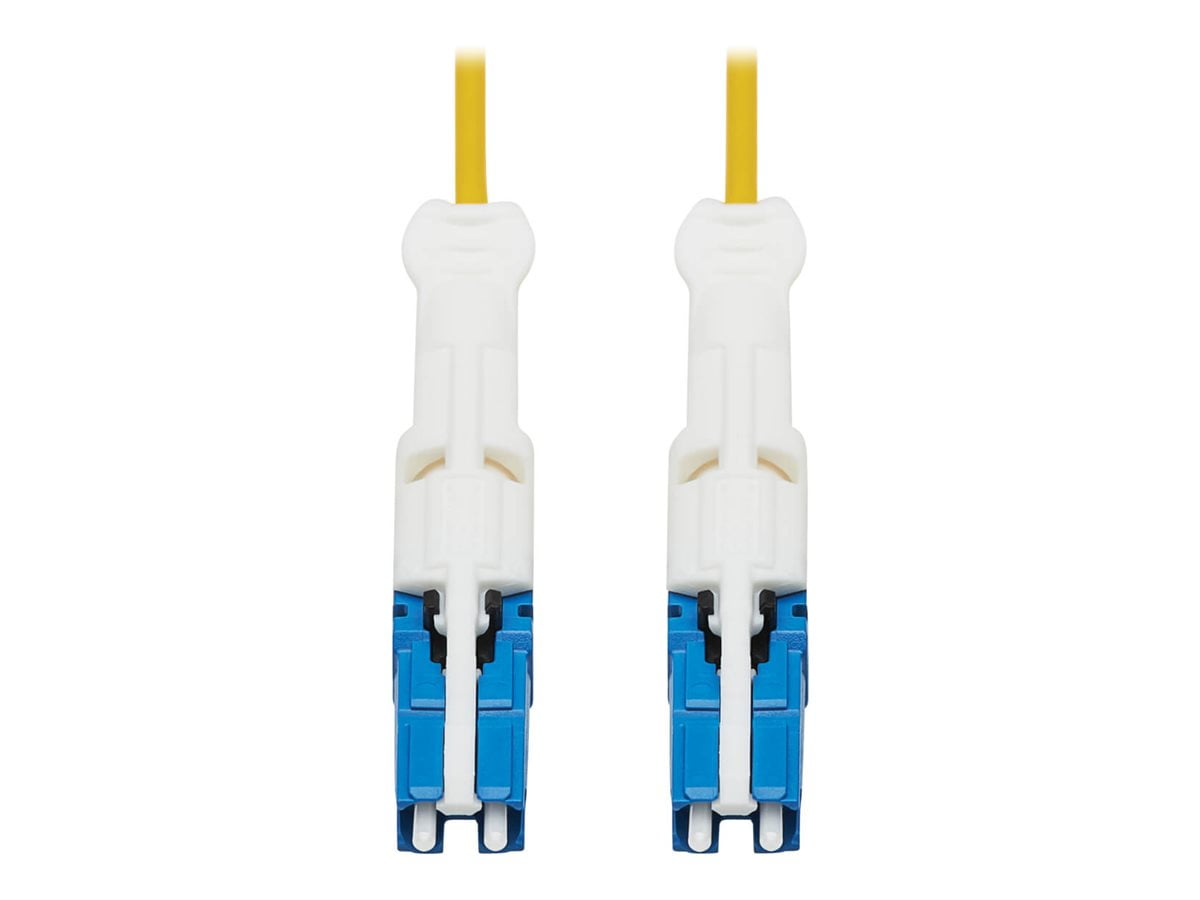 Eaton Tripp Lite Series 400G Duplex Singlemode 9/125 OS2 Fiber Optic Cable CS-UPC/CS-UPC Round LSZH Jacket Yellow 1 m