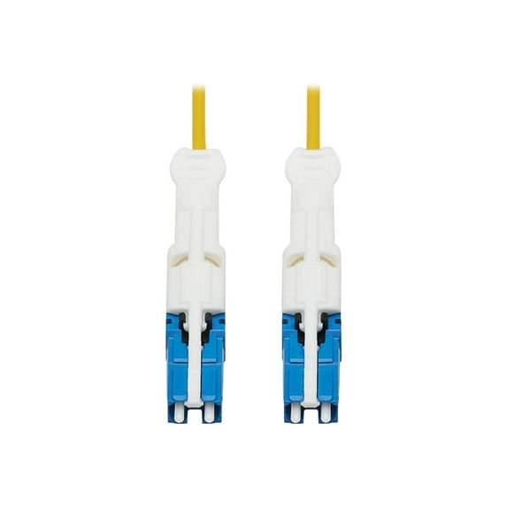 Eaton Tripp Lite Series 400G Duplex Singlemode 9/125 OS2 Fiber Optic Cable CS-UPC/CS-UPC Round LSZH Jacket Yellow 1 m
