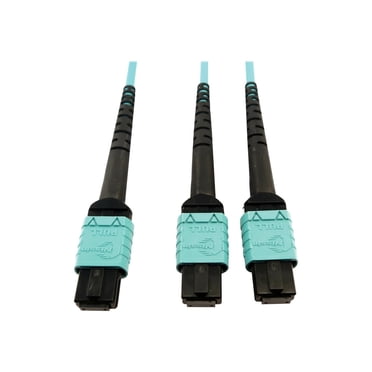 Plenum Fiber Optic Cable, MTP / MTP (MPO), Singlemode, Duplex, 24...
