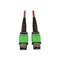thumbnail image 1 of Eaton Tripp Lite Series 400G Multimode 50/125 OM4 Plenum-Rated Fiber Optic Cable, 16F MTP/MPO-APC (F/F), Magenta, 3 m - Network cable - MTP/MPO/APC multi-mode (F) to MTP/MPO/APC multi-mode (F) - 3 m - fiber optic - 50 / 125 micron - OM4 - plenum - black, magenta, green, 1 of 3