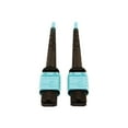thumbnail image 1 of Eaton Tripp Lite Series 400G Multimode 50/125 OM4 Plenum-Rated Fiber Optic Cable, 24F MTP/MPO-PC (F/F), Aqua, 10 m - Network cable - MTP/MPO/PC multi-mode (F) to MTP/MPO/PC multi-mode (F) - 10 m - fiber optic - 50 / 125 micron - OM4 - plenum - black, aqua, 1 of 5
