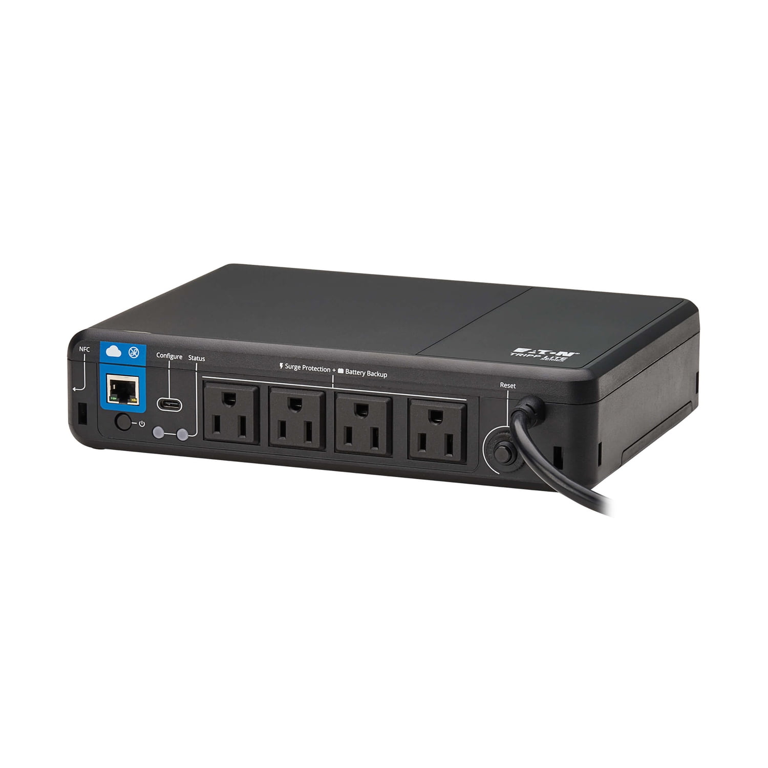 Tripp Lite by Eaton 300-Watt Standby Cloud-Connected Desktop UPS with Remote Monitoring, 4 Outlets, 5-Ft. Cord, BC600RNC