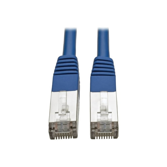 Tripp Lite Cat5e 350 MHz Molded Shielded STP Patch Cable [RJ45 M/M], Blue, 6 ft. (n105-006-bl)