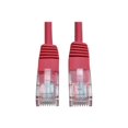 thumbnail image 1 of Eaton Tripp Lite Series Cat5e 350 MHz Molded (UTP) Ethernet Cable (RJ45 M/M), PoE - Red, 6 ft. (1.83 m) - Patch cable - RJ-45 (M) to RJ-45 (M) - 6 ft - UTP - CAT 5e - molded, stranded - red, 1 of 2