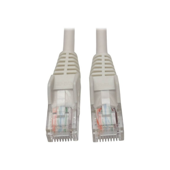 Eaton Tripp Lite Series Cat5e 350 MHz Snagless Molded UTP Ethernet Cable RJ45 M/M PoE White 6 ft. 1.83 m