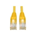 thumbnail image 1 of Tripp Lite 1ft Cat5e / Cat5 Snagless Molded Patch Cable RJ45 M/M Yellow 1' (N001-001-YW), 1 of 2