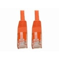 thumbnail image 1 of Tripp Lite Cat6 Cat5e Gigabit Molded Patch Cable RJ45 M/M 550MHz Orange 6ft (n200-006-or), 1 of 3