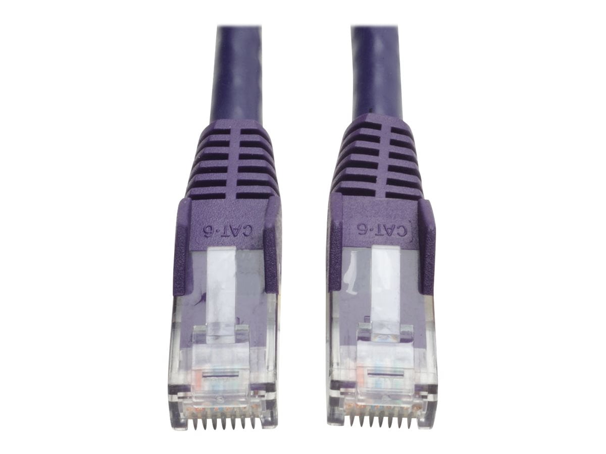 150FT CAT6 PATCH CABLE PURPLE GIGABIT MOLDED SNAGLESS PVC M/M