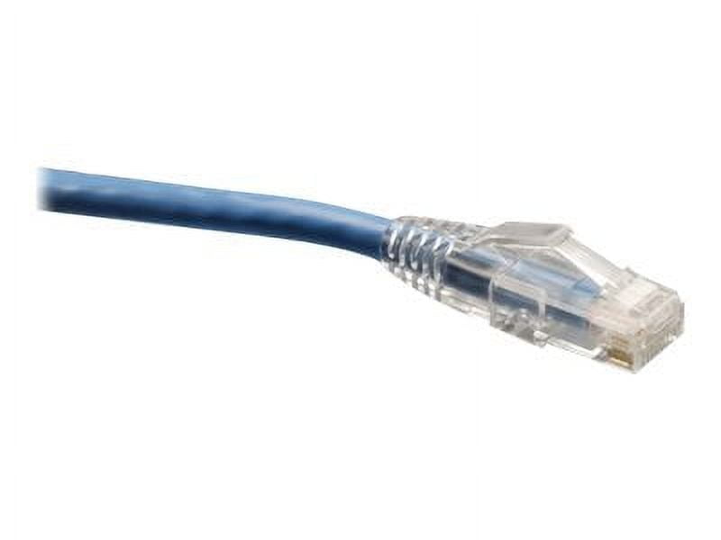 Eaton Tripp Lite Series Cat6 Gigabit Solid Conductor Snagless UTP Ethernet Cable (RJ45 M/M), PoE, Blue, 175 ft. (53.34 m) - Patch cable - RJ-45 (M) to RJ-45 (M) - 53.3 m - CAT 6 - booted, snagless, solid - blue