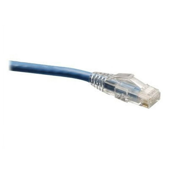 Eaton Tripp Lite Series Cat6 Gigabit Solid Conductor Snagless UTP Ethernet Cable (RJ45 M/M), PoE, Blue, 175 ft. (53.34 m) - Patch cable - RJ-45 (M) to RJ-45 (M) - 53.3 m - CAT 6 - booted, snagless, solid - blue