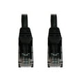 thumbnail image 1 of Eaton Tripp Lite Series Cat6a 10G Snagless Molded UTP Ethernet Cable (RJ45 M/M), PoE, Black, 6 in. (15 cm) - Network cable - RJ-45 (M) to RJ-45 (M) - 5.9 in - 0.2 in - UTP - CAT 6a - IEEE 802.3an/IEEE 802.3af/IEEE 802.3at - CM - molded, snagless, stranded - black - for P/N: N235-001-WH-6AD, N238-001-GY-TFA, N254-024-6A, N254-024-6AD, T014-001, 1 of 4