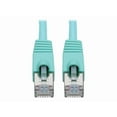 thumbnail image 1 of Tripp Lite 8ft Cat.6a Snagless Shielded STP Network Patch Cable, Aqua, 1 of 4