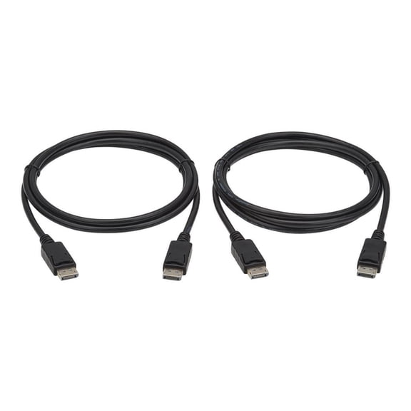 Eaton P580-010-2PK DisplayPort Cable 4K 60Hz 10ft Pack Of 2