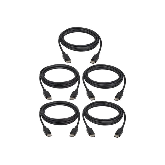 Tripplite P580-010-5PK DisplayPort Cable 10ft 4K Pack