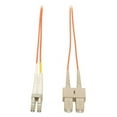 thumbnail image 1 of Eaton Tripp Lite Series Duplex Multimode 62.5/125 Fiber Patch Cable (LC/SC), 7M (23 ft.) - Patch cable - SC multi-mode (M) to LC multi-mode (M) - 7 m - fiber optic - duplex - 62.5 / 125 micron - orange, 1 of 2