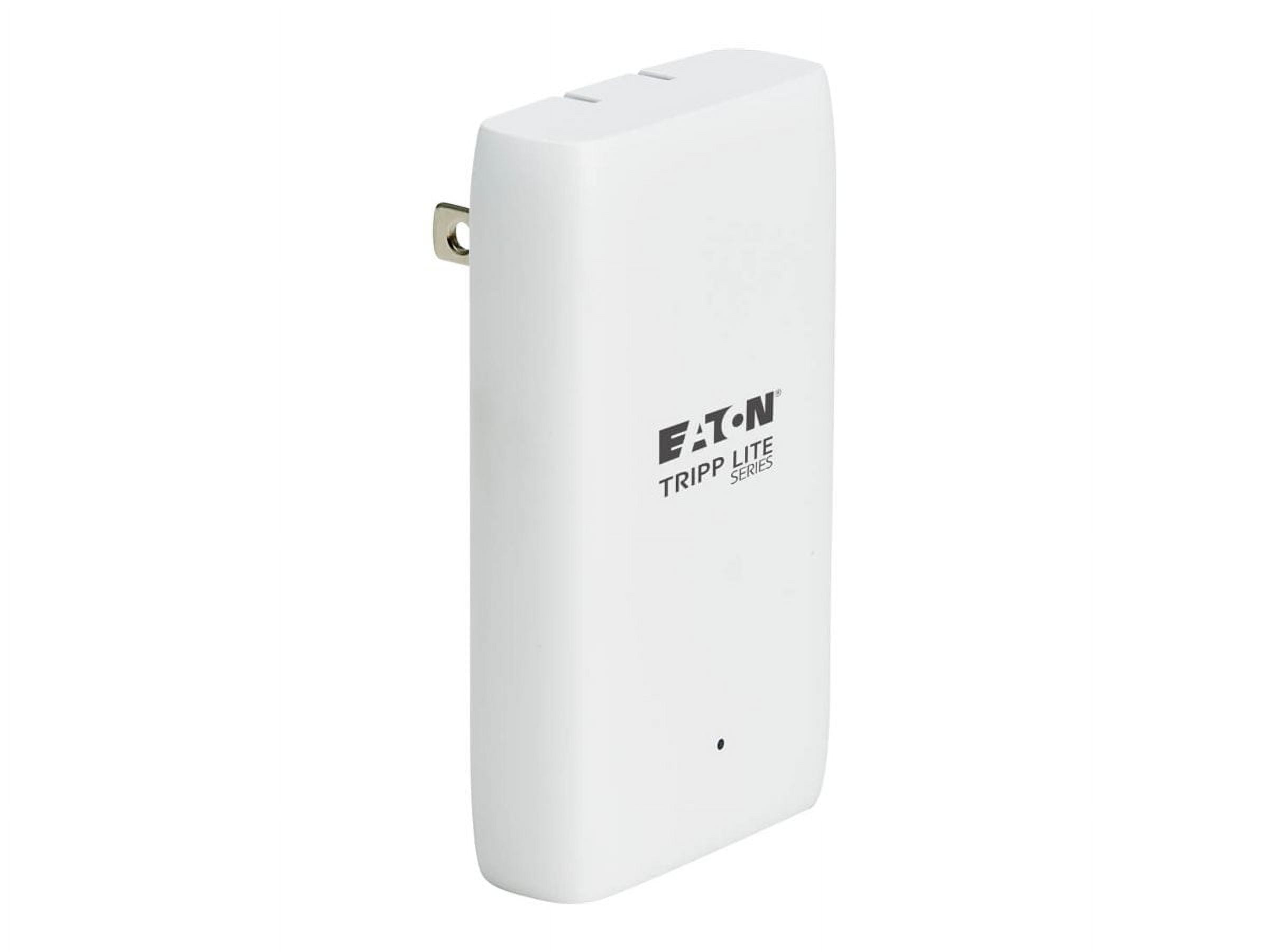 Eaton Tripp Lite Series Flat 1-Port USB-C Wall Charger - GaN Technology, 45W PD 3.0 Charging, White (u280-wf1-45c1-g)