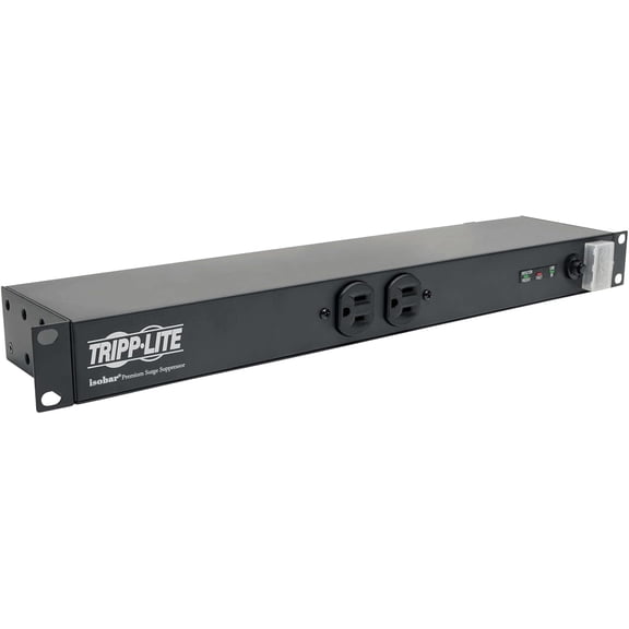 Tripp Lite by Eaton Isobar Surge Protector Rackmount Metal 12 Outlet 15' Cord 1U RM
