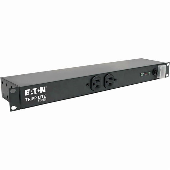 Tripp Lite Eaton Isobar Surge Protector Rackmount Metal 12 Outlet 15' Cord 1U RM