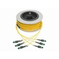 thumbnail image 1 of Eaton Tripp Lite Series MTP/MPO (APC) Singlemode Slim Trunk Cable, 24-Strand, 40/100 GbE, 40/100GBASE-PLR4, Plenum, 6mm Dual Jacket, 38 m (124 ft.) - Trunk cable - MTP/MPO single-mode (F) to MTP/MPO single-mode (F) - 38 m - fiber optic - 8.3 / 125 micron - plenum, stranded - yellow, 1 of 7
