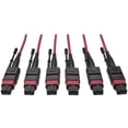 thumbnail image 1 of Tripp Lite 24-Fiber MTP MPO OM4 Base-8 MMF Trunk Cable 40/100GbE 3X, 61M, 1 of 7