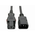 thumbnail image 1 of Tripp Lite 4Ft C14 M to C13 F Power Cable Black P004-L04, 1 of 5