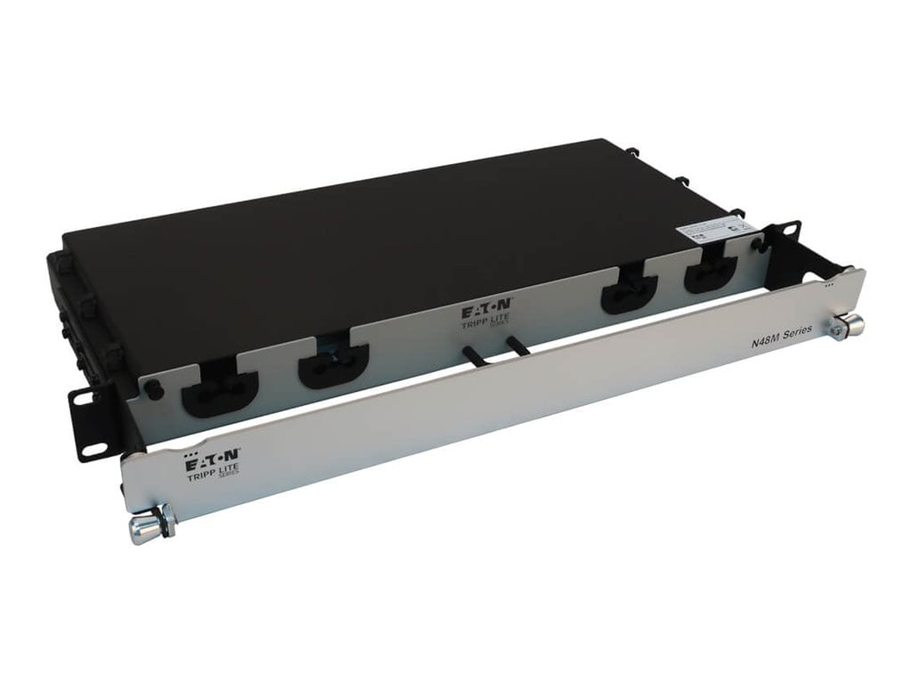 Tripp Lite Preloaded Fiber Panel 2x 24F MTP/MPO to 12x LC F/M OM4 MMF 20M (N48M-2M24L12-20)