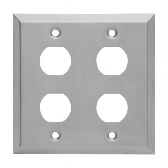 Tripp Lite RJ45 Bulkhead Wall Plate 4 Cutouts Industrial Metal Single Gang (N206-FP04-IND)