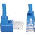 thumbnail image 1 of Eaton Tripp Lite Series Right-Angle Cat6 Gigabit Molded UTP Ethernet Cable RJ45 Right-Angle M to RJ45 M Blue 20 ft. 6.09 m, 1 of 5