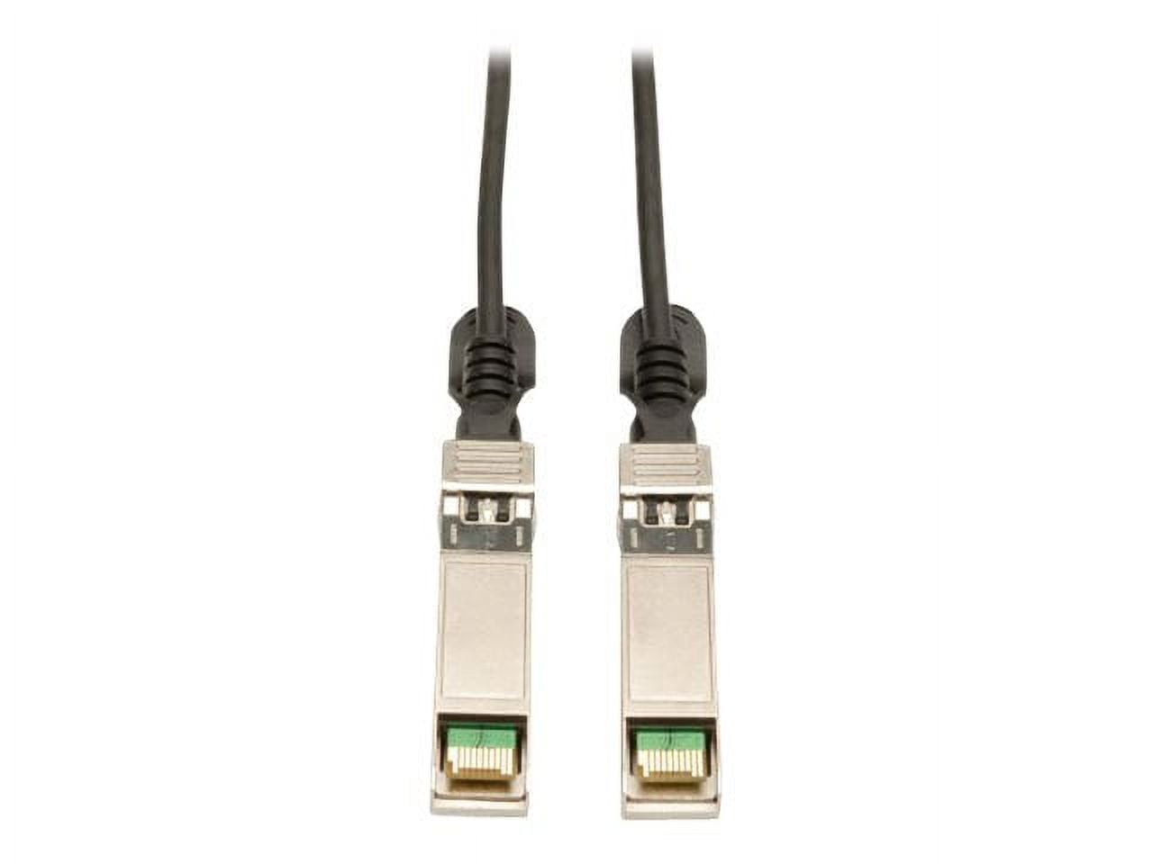 Eaton Tripp Lite Series SFP+ 10GBase-CU Passive Twinax Copper Cable SFP-H10GB-CU2-5M Compatible Black 8 ft. 2.43 m N280008BK