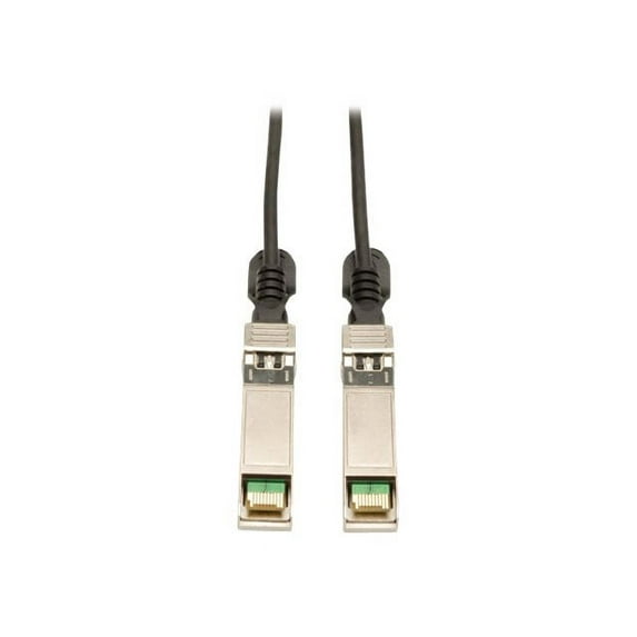 Eaton Tripp Lite Series SFP+ 10GBase-CU Passive Twinax Copper Cable SFP-H10GB-CU2-5M Compatible Black 8 ft. 2.43 m N280008BK