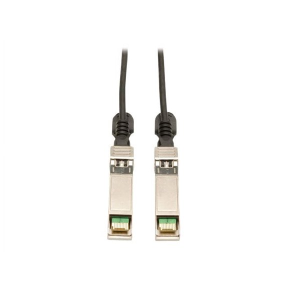Eaton Tripp Lite Series SFP+ 10GBase-CU Passive Twinax Copper Cable SFP-H10GB-CU2-5M Compatible Black 8 ft. 2.43 m N280008BK