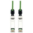 thumbnail image 1 of Eaton Tripp Lite Series SFP+ 10Gbase-CU Passive Twinax Copper Cable SFP-H10GB-CU3M Compatible Green 3M 9.84 ft., 1 of 2