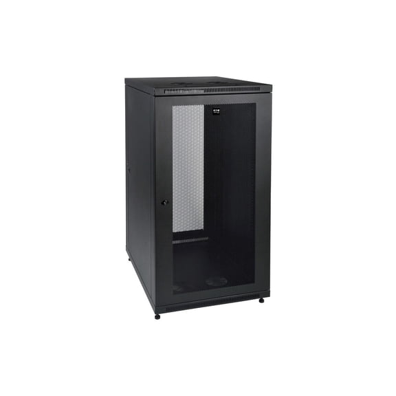 Eaton Tripp Lite Series SmartRack 24U Mid-Depth Half-Height Rack Enclosure Cabinet