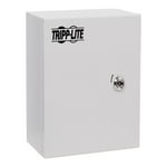 Tripp Lite Outdoor Steel Industrial Electrical Enclosure Junction Lock Box, 10 x 10 x 10, Gray, Weather & Dust Resistant, UL Certified NEMA 4 Compliant, Mounting Plate, 5-Year Warranty (SRIN4101010)