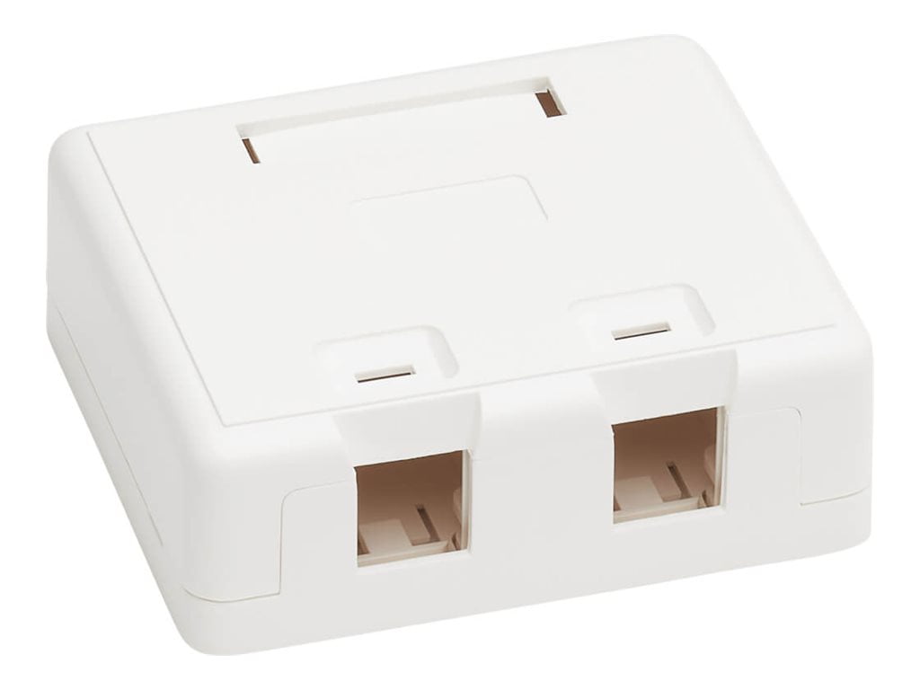 Tripp Lite Surface-Mount Box for Keystone Jacks - 2 Ports